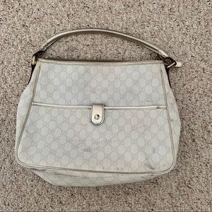 Gucci Signature White Handbag